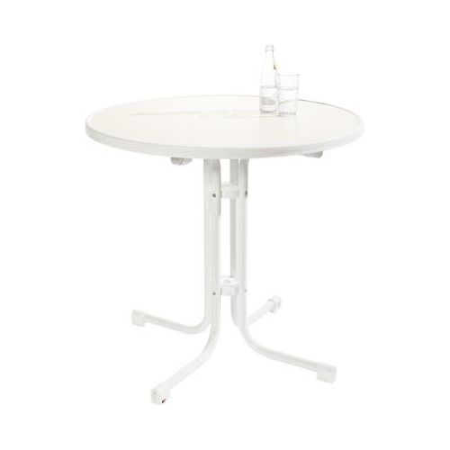 Tisch Quickstep, desinfektionsmittelbeständig, ø 700 mm