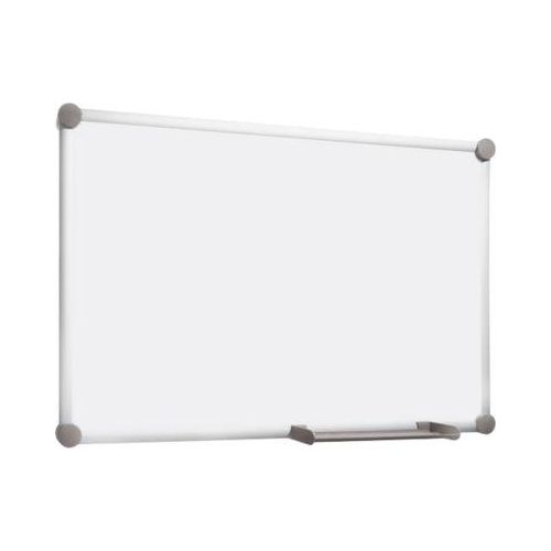 Whiteboard 2000 MAULpro, weiß kunststoffbeschichtet, Rahmen platingrau, 600 x 450 mm