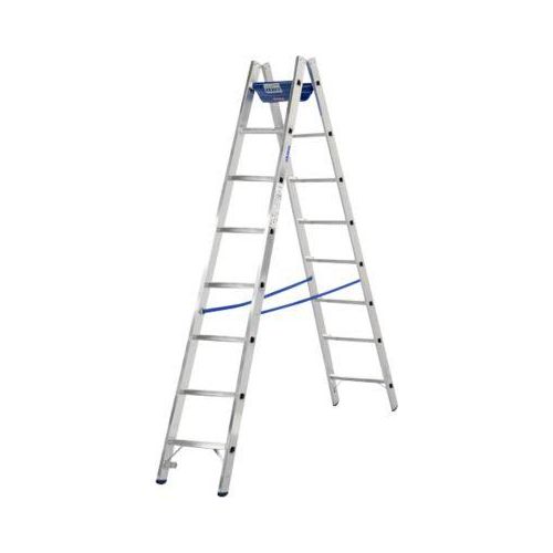 Sprossendoppelleiter, 14 Sprossen, + Toolbag GRATIS