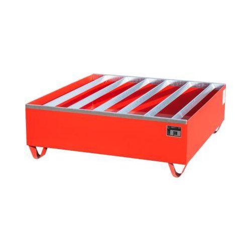 Profilwanne PW gem. StawaR, für 4 Fässer, 410 l, 86 kg, rot