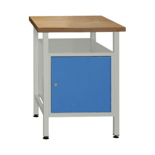 Werkbank mit 1 Tür und 1 Fachboden