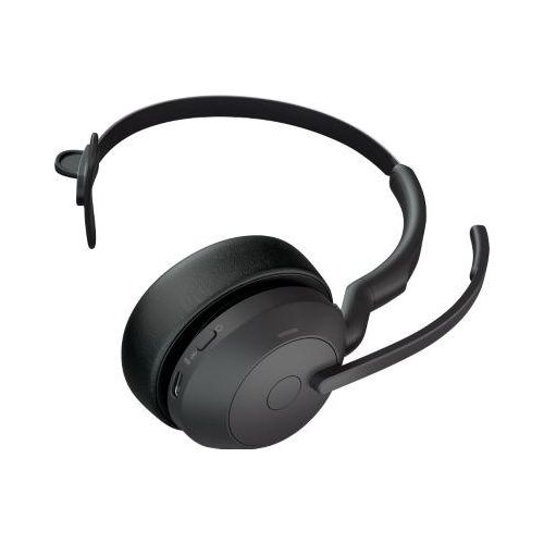 Headset Jabra Evolve2 55 link380a Mono, Reichweite bis 30 m, bis 10 h, UC-optimiert, schwarz