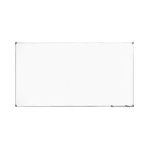 Whiteboard 2000 MAULpro, weiß emailliert, Rahmen platingrau, 1800 x 900 mm