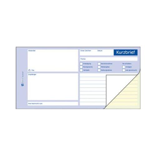 Avery Zweckform Kurzbrief Nr. 1741