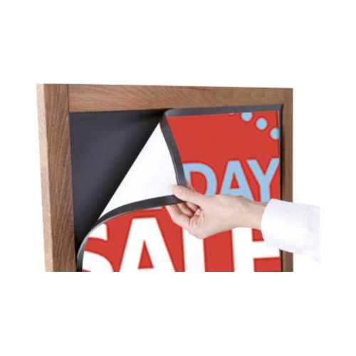 Magnetfolie für WindPro WOOD, B 590 x H 780 mm, schwarz