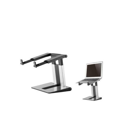 Laptop Ständer Neomounts by NewStar NSLS200, für Laptops 10-17″ & bis 5 kg, 6-stufig manuell höhenverstellbar, zusammenklappbar, silber-schwarz