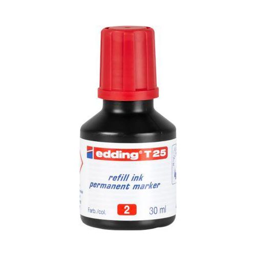 Nachfüll-Tusche edding T25 (Tropfdosierer), rot