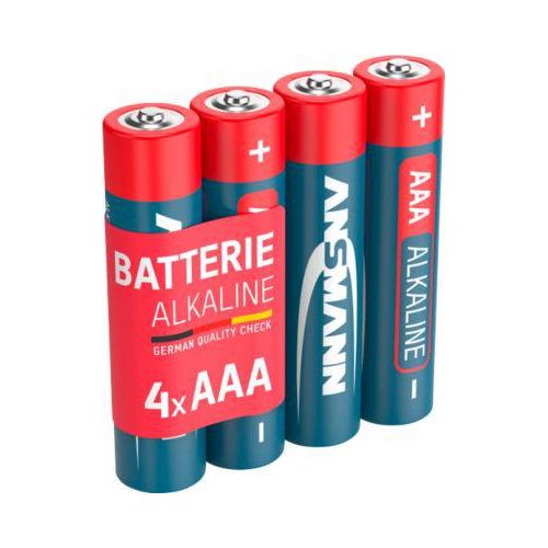 Ansmann Alkaline-Batterien Micro AAA, 4 Stück