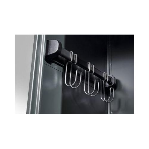 C+P Feuerwehrspind Evolo, Modell EXPERT, 1 Abteil, B 400 x T 500 x H 1850 mm, Bodengleiter, feuerrot RAL 3000