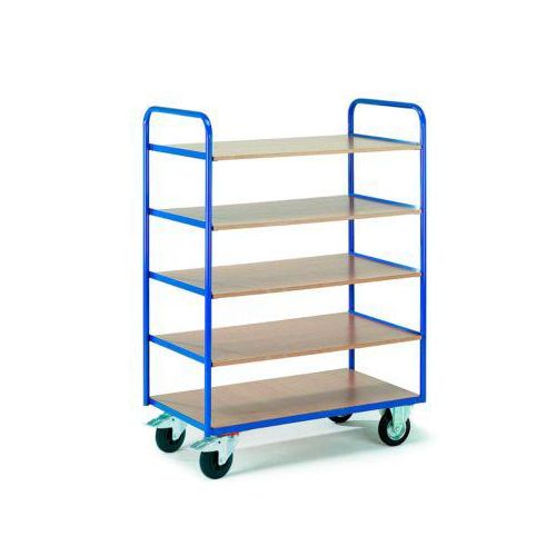 Etagenwagen mit 5 Böden, 800 x 500 mm