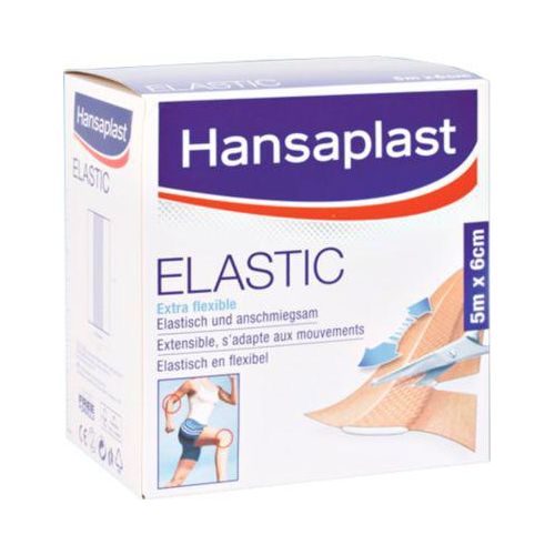 Hansaplast Elastic-Pflaster, 5 m x 6 cm