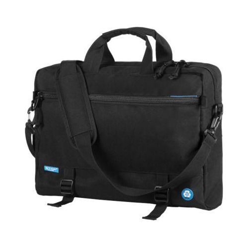 Laptoptasche Stop Ocean Plastic BARBADOS RPET, 3-in-1, für 1 Notebook bis 15,6´´, Hauptfach & Reißverschlussfach, abnehmbarer Schultertrageriemen, Recycling-PET, schwarz