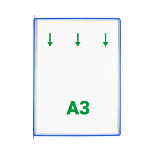 tarifold Sichttafeln DIN A3, blau, 10 Stück