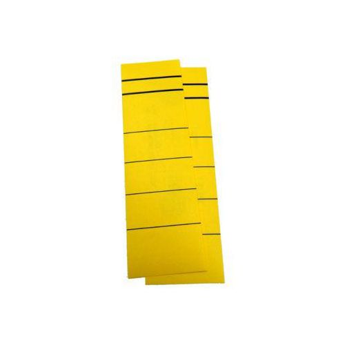 Rückenschild, Rückenbreite 60 mm, selbstklebend, 10 Stück, gelb