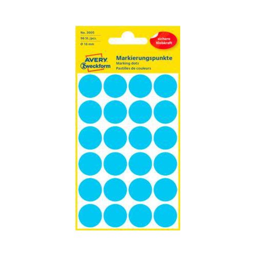 AVERY Zweckform Markierungspunkte 3005, blau