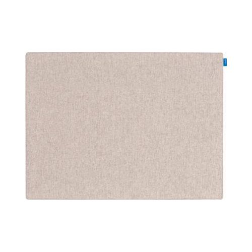 Akustik-Pinboard Board Up, Absorptionsklasse C, Stärke 24 mm, Textil & Recycling-PET, beige, B 500 x H 750 mm