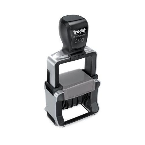 trodat Bürostempel 5430L, Datumsstempel mit 3 auswechselbaren Bürotexten
