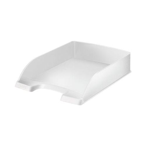 LEITZ® Ablagekorb Style, DIN A4, Kunststoff, arktik weiß, 5 Stück