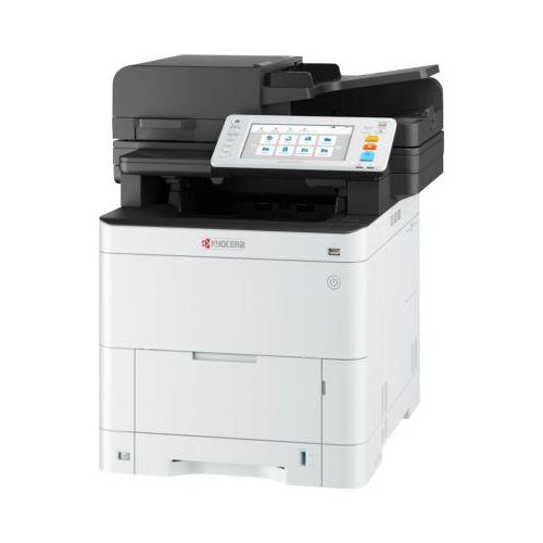 Multifunktionsdrucker Kyocera ECOSYS MA4000cifx Plus, erweiterte Garantie, Drucken/Kopieren/Faxen/Scannen, B 480 × T 578 × H 572 mm, weiß-schwarz