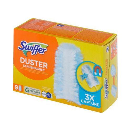 Staubwedelbezug Swiffer Duster Staubmagnet, mit Febreze-Duft, Polyester, Nachfüllpackung mit 9 Stück