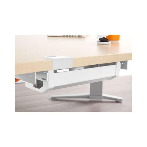 Schäfer Shop Genius Kabelkanal PLANOVA ERGOSTYLE, 135°-Tisch, weiß