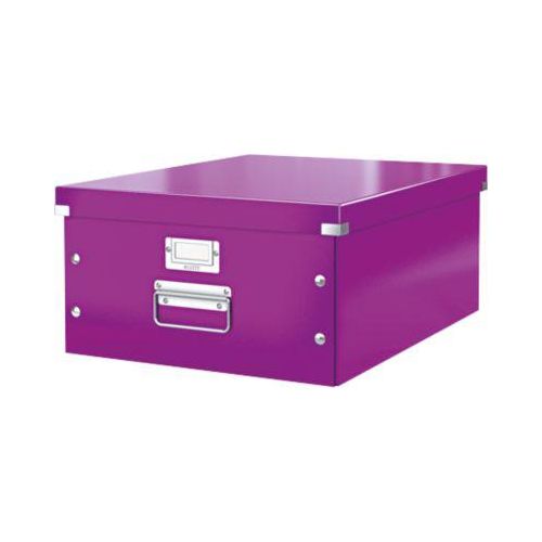 LEITZ® Ablage- und Transportbox Serie Click + Store, groß, für DIN A3, violett