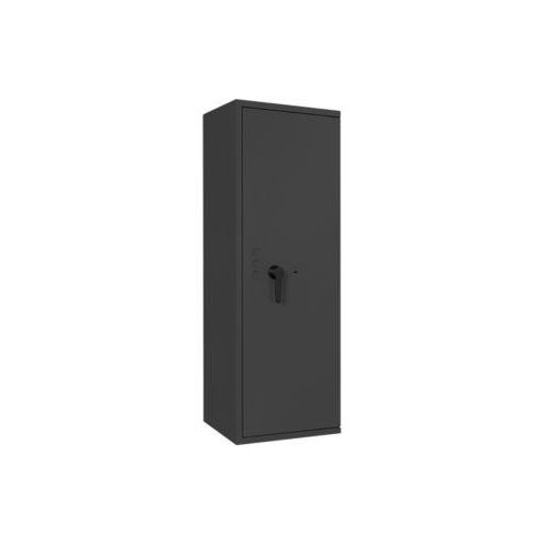 Tresor Lyra 14, Klasse I nach EN 1143-1, 165 l, Türanschlag rechts, Doppelbartschloss, 3 Fachböden, B 500 x T 420 x H 1400 mm, graphitgrau RAL 7024