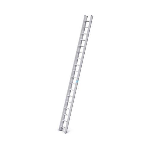 Alu-Schiebeleiter Stabilo, 2teilig, 2 x 18 Sprossen, mit Traverse und Trigon-Traverse