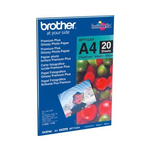 brother Foto-Papier Innobella Premium, DIN A4, 20 Blatt