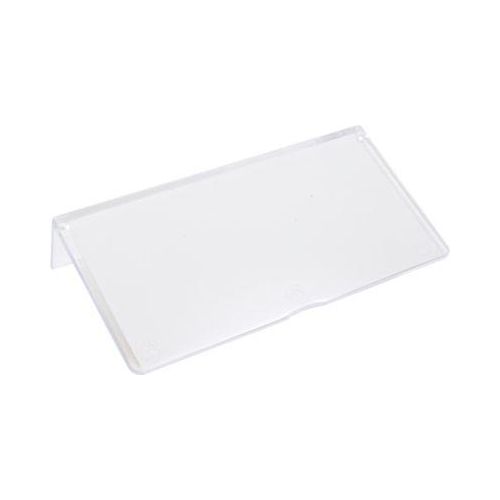 Etiketten für Schubladenbox TRESTON BiOX 3010, 4010 & 5010, inklusive Schutzschildern, Biokunststoff, transparent, 15 Stück