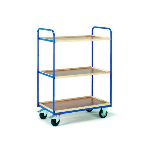 Etagenwagen mit 3 Etagenkästen, 775 x 475 mm