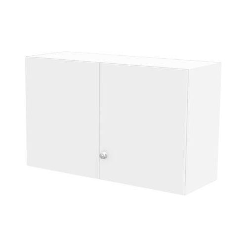 Schäfer Shop Genius Aufsatzschrank TETRIS WALL, 2 Ordnerhöhen, Türanschlag rechts, B 1200 x T 440 x H 740 mm, weiß