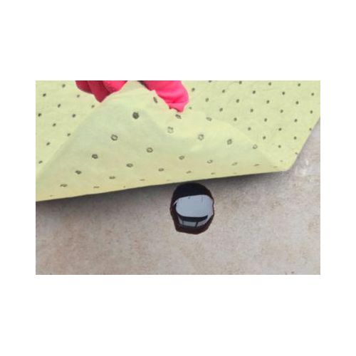 Bindevliesrolle FIRST light, besonders chemikalienbindend, L 60 m x B 400 mm, gelb, 2 Stück