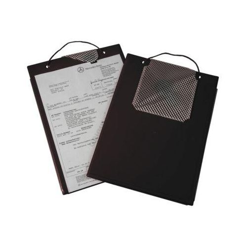 EICHNER Auftragstasche Edge, für DIN A4 Dokumente, Schlüsselfach, B 230 x T 5 x H 330 mm, 10 Stück, schwarz