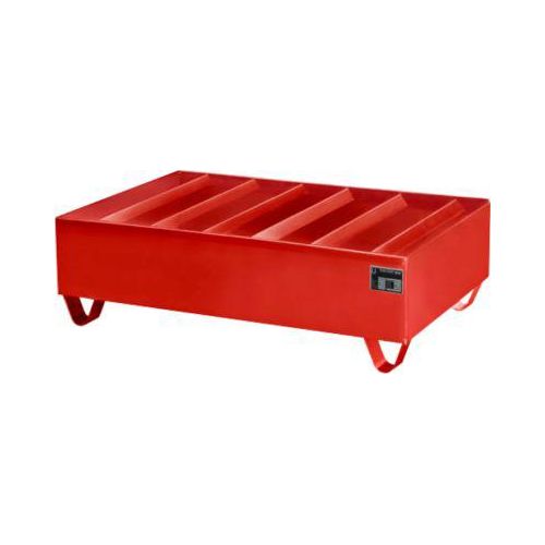 Profilwanne PW gem. StawaR, für 2 Fässer, 224 l, 59 kg, rot