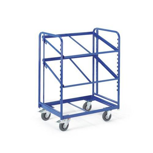 Eurokastenwagen, mit offenem Rahmen, Ladefläche 1240 x 620 mm, Tragkraft 200 kg