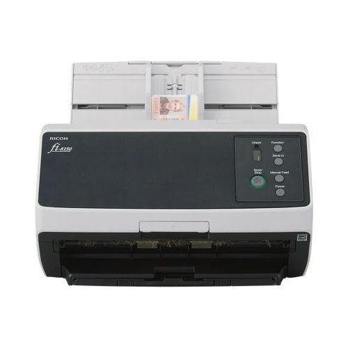 Dokumentenscanner RICOH fi-8150, Schwarzweiß/Farbe, 50 Seiten/min. & 100 Seiten/min., Duplex, USB/LAN, bis A4