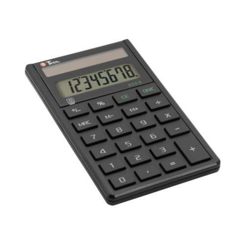 Tischrechner Twen Eco 8, solarbetrieben, 8-stelliges Display, 37 g, Vorzeichenwechsel, 1 Speicher Image
