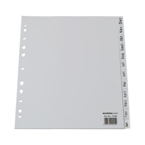 Schäfer Shop Select Rücklaufendes PP-Register, Kalender Dez.-Jan.