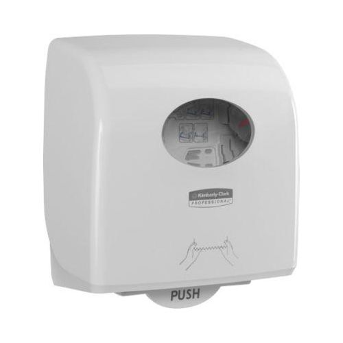 Kimberly-Clark® Aquarius Rollenhandtuchspender Slimroll 7955, für stark frequentierte Bereiche, weiß