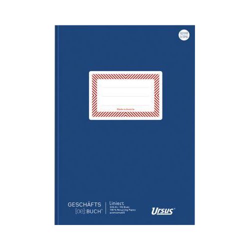 Ursus® Ö-Geschäftsbuch, DIN A4, 192 Bl. 9mm liniert