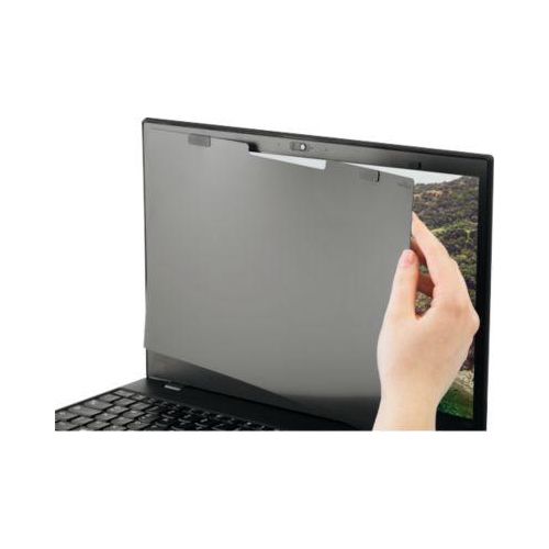 Blickschutzfilter Durable MAGNETIC, für Notebooks & Touchscreens mit 15,6'' & Bildformat 16:9, inkl. Dokumententasche & Mikrofasertuch, anthrazit/grau