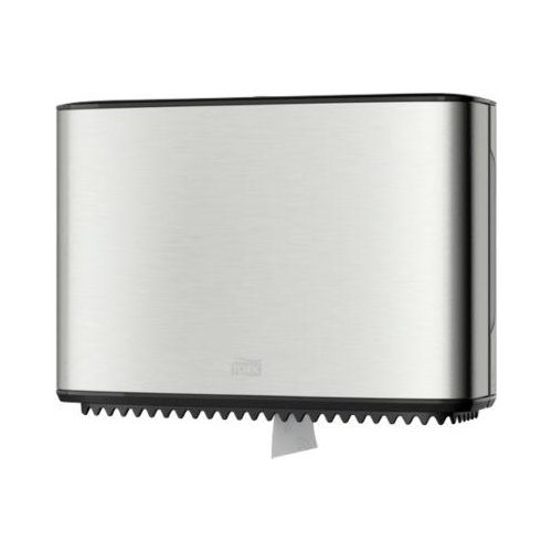 Tork® Toilettenpapierspender 460006, für Mini Jumbo Toilettenpapier, mit Restrollenfunktion, abschließbar