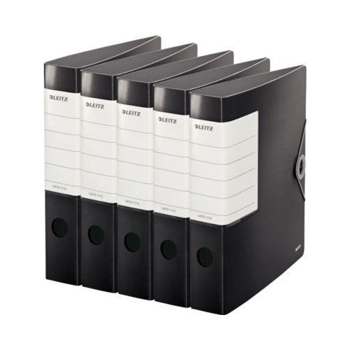 LEITZ® Qualitätsordner SOLID, DIN A4, Rückenbreite 62 mm, 5 Stück, schwarz