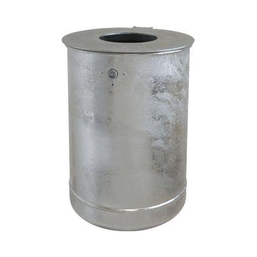 Abfallbehälter 35 l, ungelocht, verzinkt