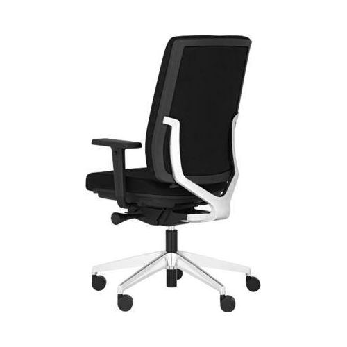 Bürostuhl MONICO OS 2450, Synchronmechanik, mit Armlehnen, Sitzzeit 8+ Stunden, Aluminium