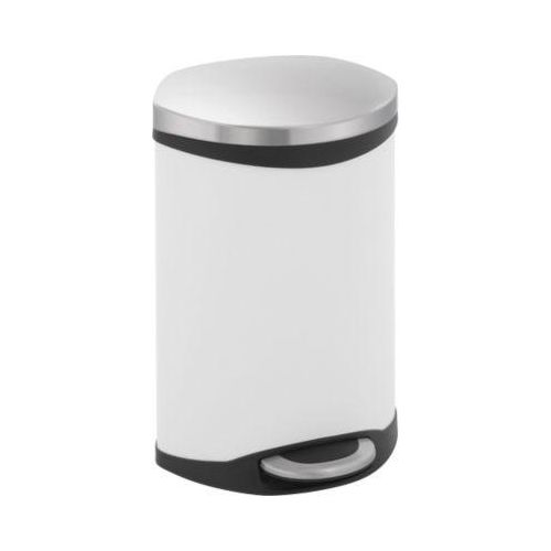 Tretabfalleimer Soft Close weiß, 10 Liter