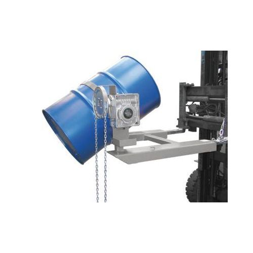 Fasskipper BAUER FD-K mit Kette, Stahl, B 1100 x T 1245 x H 610 mm, verzinkt Image