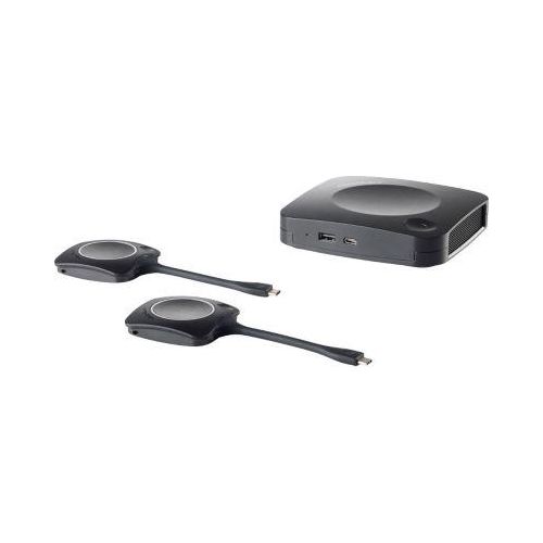 Video-Konferenzsystem Barco ClickShare CX-30 2. Generation, für kleine/mittelgroße Räume, bis 30 m, 3840 x 2160 px, USB/LAN/WLAN/HDMI, 2 ClickShare Buttons