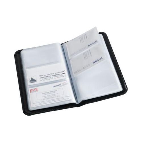 Visitenkartenbuch, für 120 Visitenkarten, schwarz